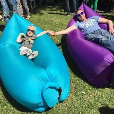handy inflatable sofa bed for relaxing in garden