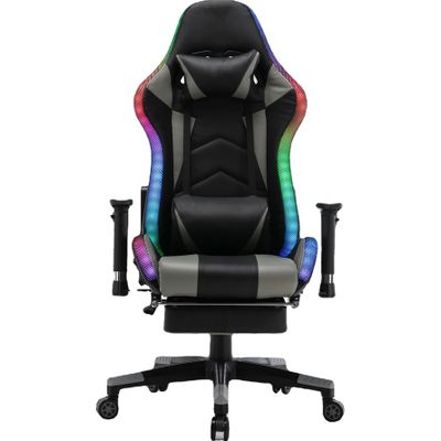Home gaming chair with light and comfortable sedentary swivel chair
