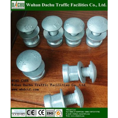Galvanized Grade 8.8 highway Crash Barrier Bolts and Nuts