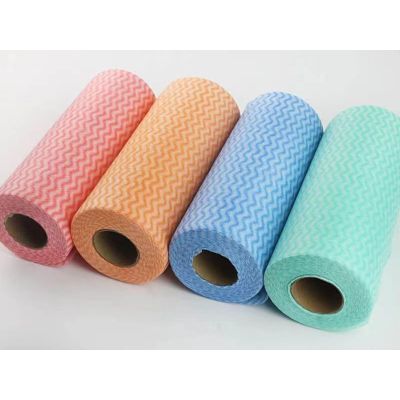 Top quality spunlace nonwoven disposable dry kitchen cloth and dish cloth