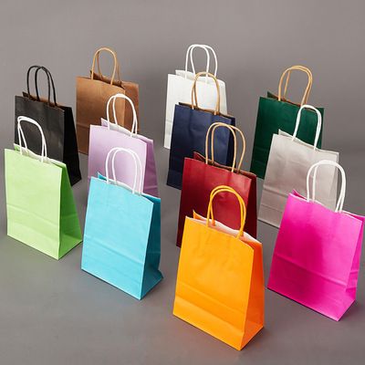 Gooline Eco-Friendly Kraft Paper Handbag Clothing Gift Packaging Bag Custom Wholesale