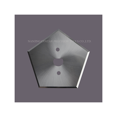 Tungsten carbide pentagon blade for Starlinger machine
