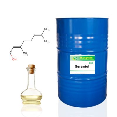Super high quality Synthetic Geraniol (2E)-3,7-Dimethyl-2,6-octadien-1-ol CAS#106-24-1