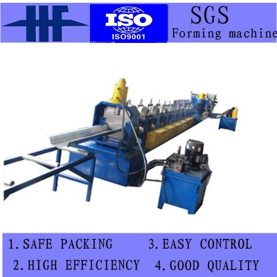 China Color Aluminium Gutter Roll Forming Machine
