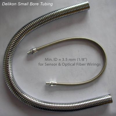 small bore Stainless Steel flexible Conduit for thermal coupler wiring