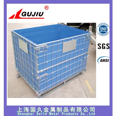 collapsible wire mesh container