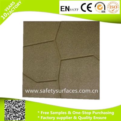 Various shape rubber paving rubber brick