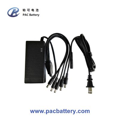 UL FCC certified Power Supply 12v 5A with 5 DC connectors