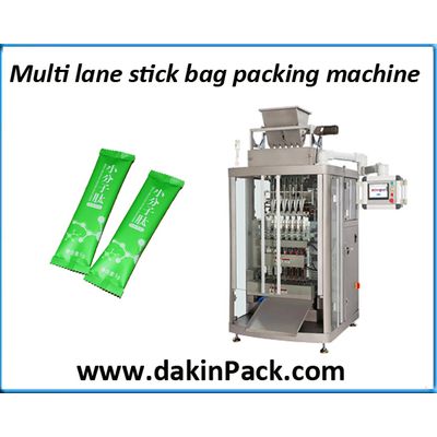 Multi lane sachet packing machine
