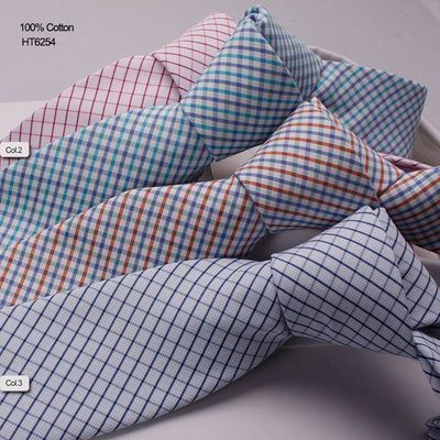 Branded Woven Business Triped Cotton Neckties