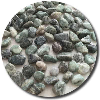 color washed pebble for permeable floor