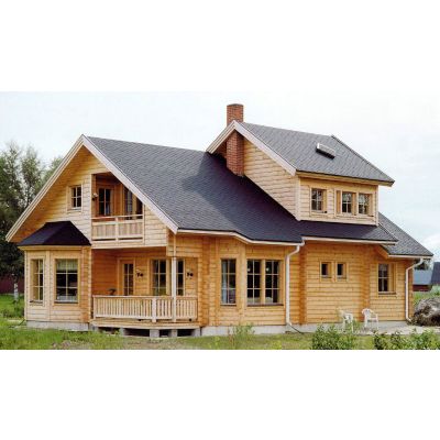 import material solid wood log cabin homes for sale