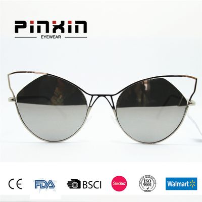 2017 fashion metal frame sunglasses itally design with coating revo revo accept print logo