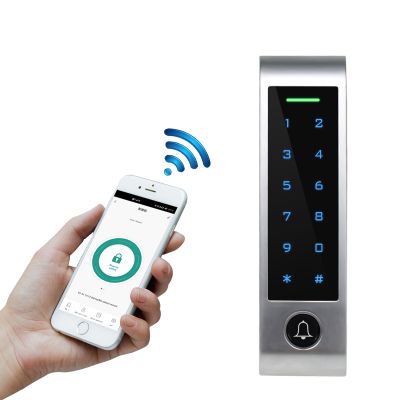 New H4-Key Anti-Copy Wifi Tuya Waterproof Biometric Fingerprint Rfid Card Door Access Control System
