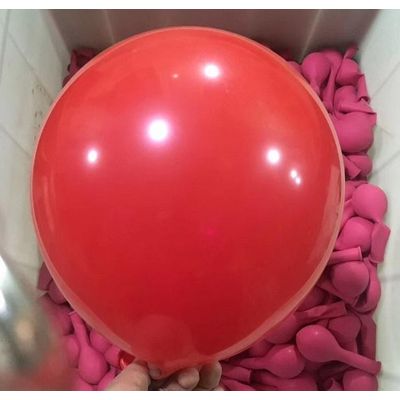 Large 18inch round latex balloon standard macaron retro