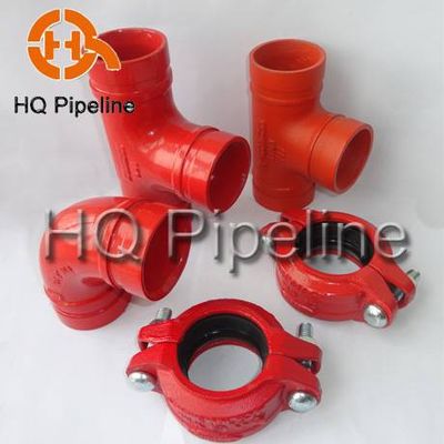 UL/FM Ductile iron grooved fittings and couplings