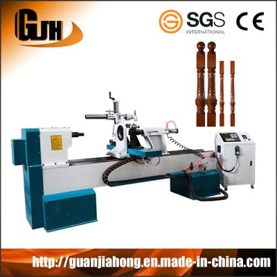 CNC Woodworking Machine, 300mmx1500mm, Three Axis, Turning Lathe, CNC Wood Lathe