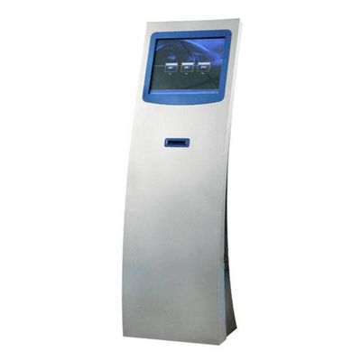 17 inch Touch Screen Ticket Dispenser Kiosk For Bank Queue System SX-Q173