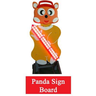 panda sign board