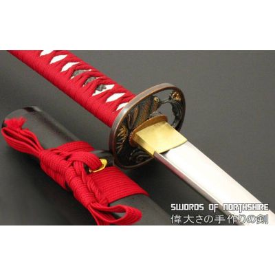 Hand Forged Kaeru Iaito Samurai Sword Carbon Steel Full Tang Japanese Katana