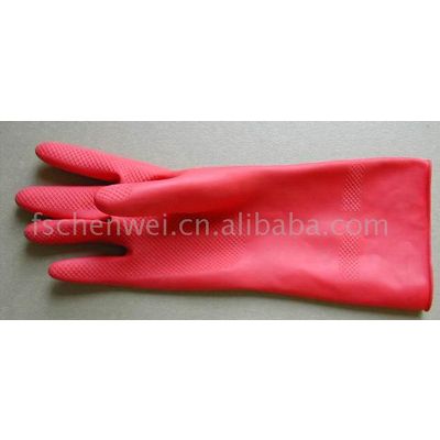 Latex household glove