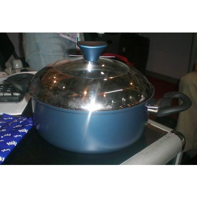 Carbon Steel Casserole Dutch Oven with 1/2 S/S lid