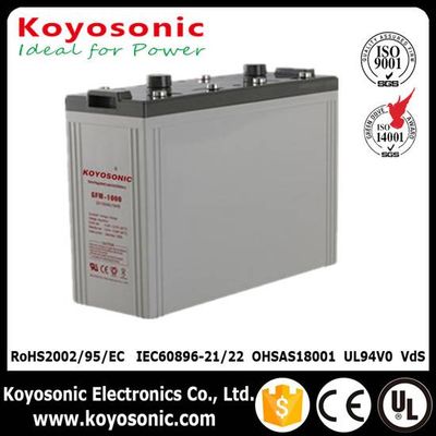 Koyosonic Battery Manufacture Lead acid Battery 2V 1000Ah AGM battery