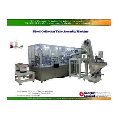 Vacuum Blood Collection Tube & Needle Production Line