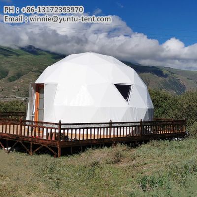 26Ft Glamping Geodesic Igloo Dome Outdoor Camping Tent Prefab House Hotel Resort