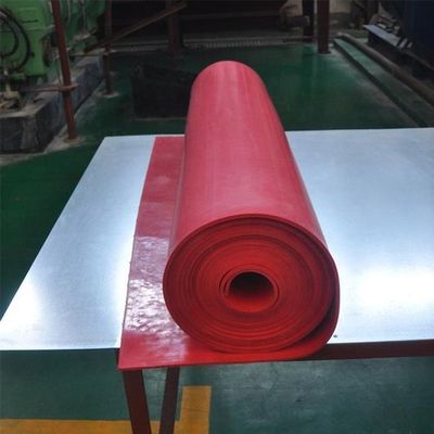 Red Abrasion Resistant Rubber Sheet