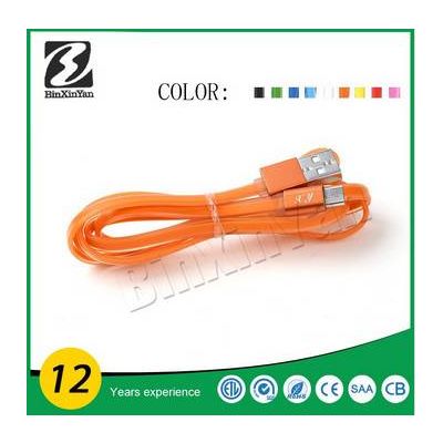 2015 colorful usb data smart link cable, data cables for Samsung