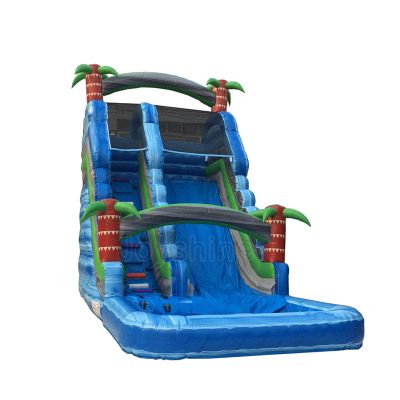 Commercial Inflatable Water Slide with small pool For Kids and Adults