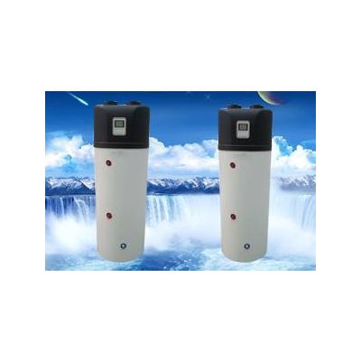 Monobloc heat pump water heater