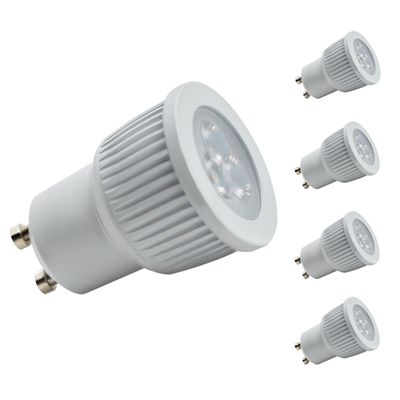 MR11 GU10 LED Bulb for Track Light, 35W Equivalent, Daylight White 6000K, 4-Pack