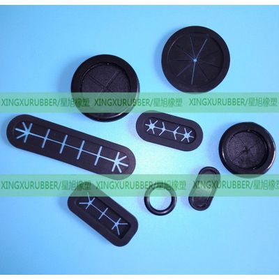 SILICONE RUBBER OVAL SHAPED GROMMET