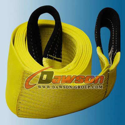 8 Inch 1-Ply Nylon Recovery Tow Strap with 10 Inch Cordura Eyes.