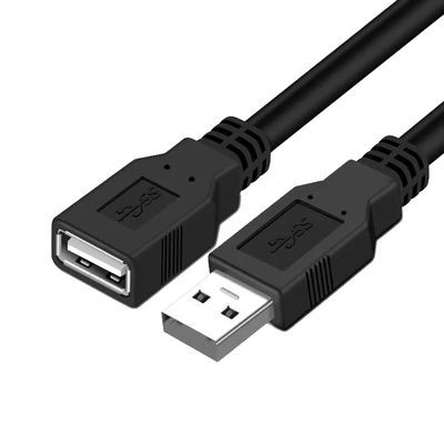 Fast Charging Sync OEM USB A Male To A Female Data Transfer Cord USB 2.0 Extension Cable