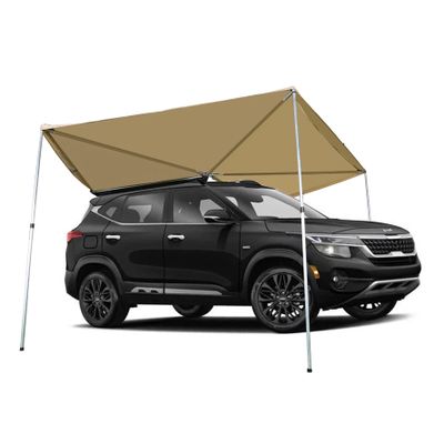 Outdoor Waterproof Side Tent For Trailer SUV Truck Van Overland Pull ...