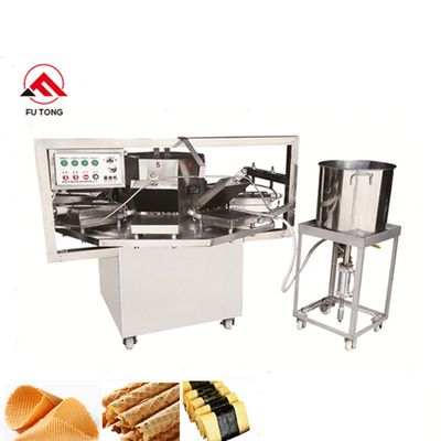 Commercial Ice Cream Sugar Cone Making Machine Crispy Egg Roll Maker Italy Pizzelle Cookie Machine