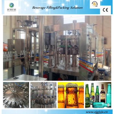 Automatic Glass Bottle Beer Filling Machine Bottling Plant