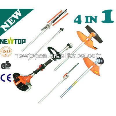 4 In 1 Multifunction Garden Tools Set Including Pole Saw, Brush Cutter,Hedge Trimmer