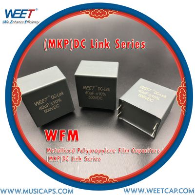 WEET WFM Metallized Polypropylene Film Capacitors (MKP)DC Link Series