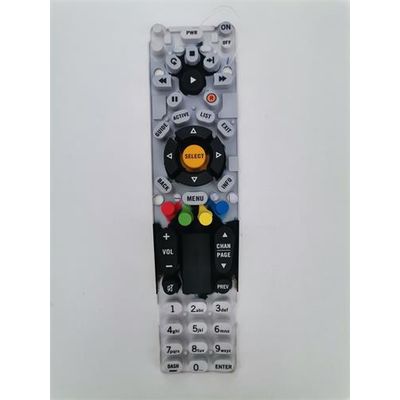 Customized silicone rubber remote control keypad