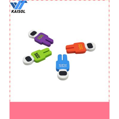 New Arrival Soft Rubber Humanoid USB Drive Customized PVC Embossed Logo Promotional USB flash drive
