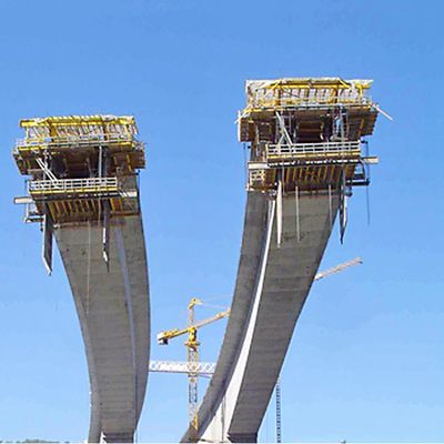 bridge segment cast in situ construction travelling cantilever formwork