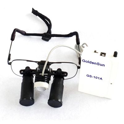 Dental surgery binocular loupes magnifier with led lamp
