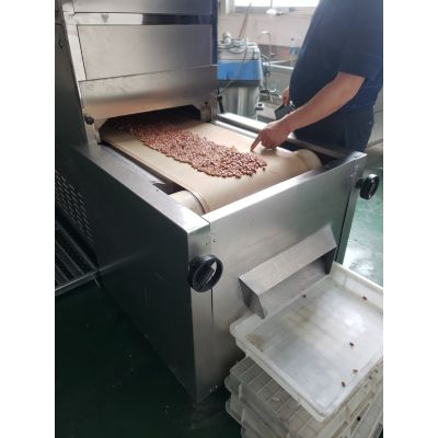 Tunnel conveyor belt peanut roasting machine,groundnut roaster