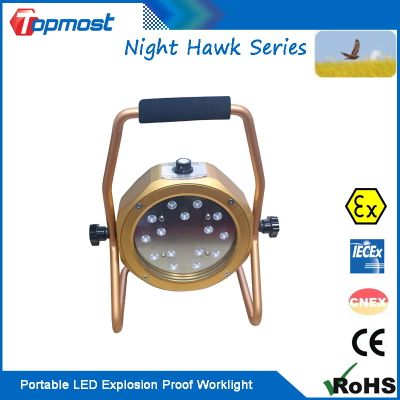 Dimmable 0-30Watt Portable LED Work Light Anti-explosive
