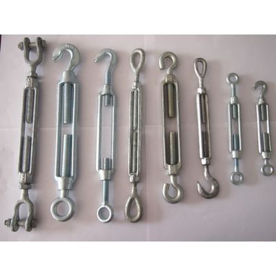 Rigging turnbuckle zinc plated wire rope turnbuckle