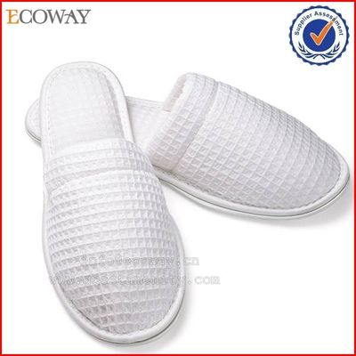 	3-5star eva promotional eco-friendly waffle hotel slippers